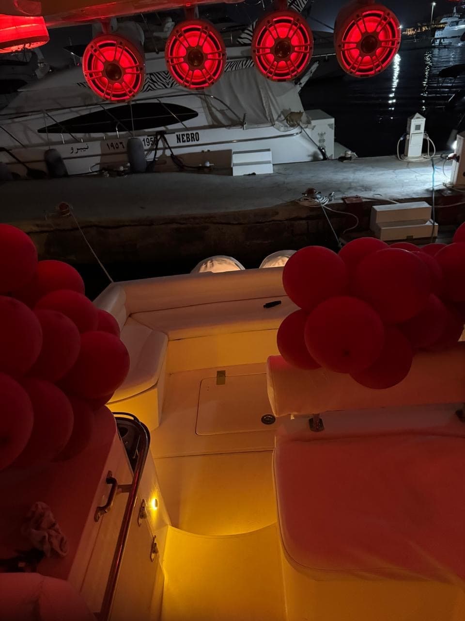 Yacht cruise in the Red Sea marina