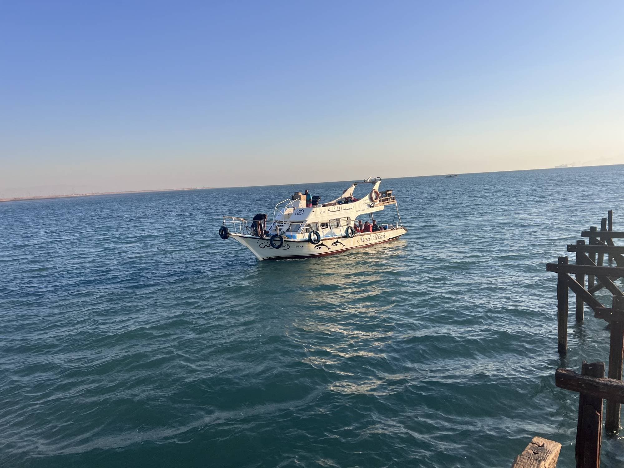 Jeddah: A fishing trip by boat in the middle of the Red Sea