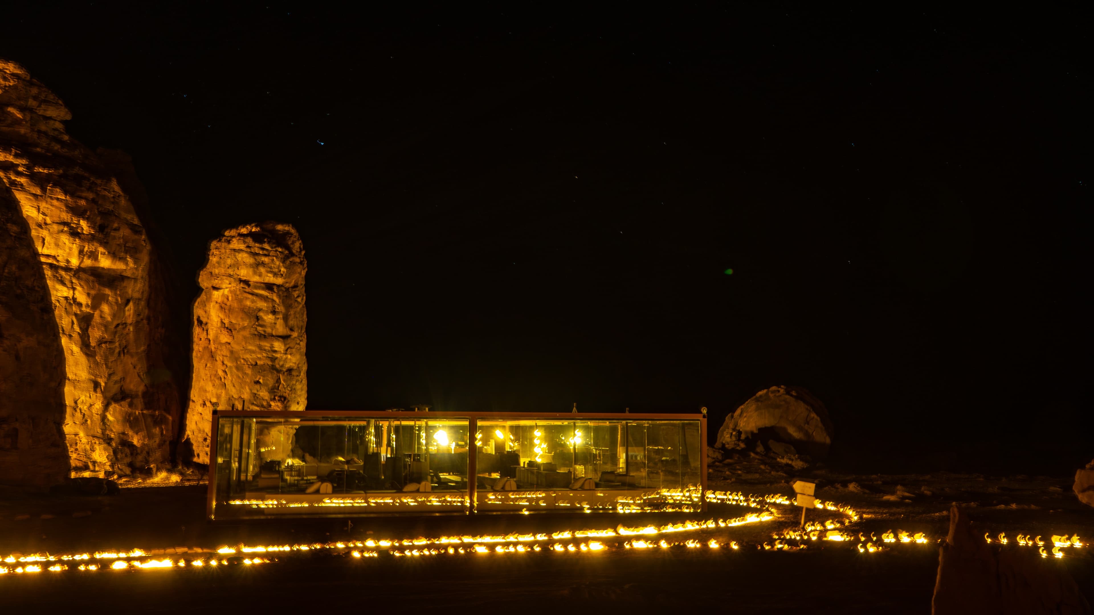 Al-Ula: A stargazing dinner experience at the Al-Gharamil Nature Reserve